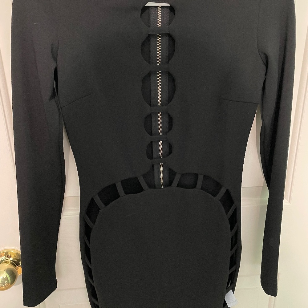 Cut Out Black Dress